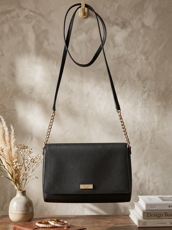 kate spade Handbags - kate spade Black Crossbody Bag with Gold Chain Strap